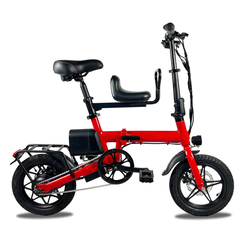 Folding Electric Bicycle Ultra-Light Aluminum Alloy Multi-Shock Absorption Vacuum Explosion-Proof Tire Driving Adult - Image 2