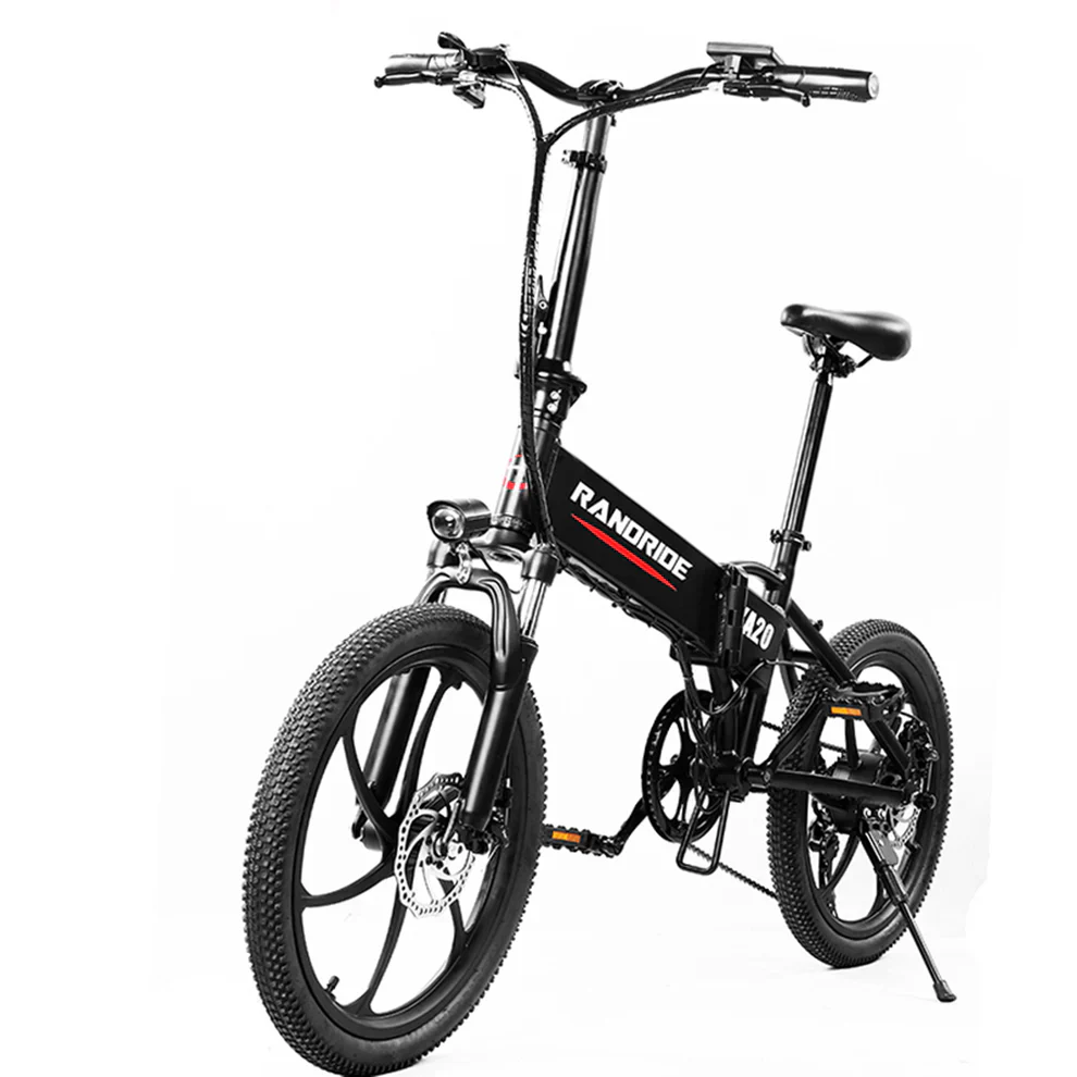 Electric Bike RANDRIDE YA20 500W Motor 48V 12.8Ah Lithium battery 20*1.95inch tire Max Speed 40KM/h Electric Bicycle City E bike - Image 5