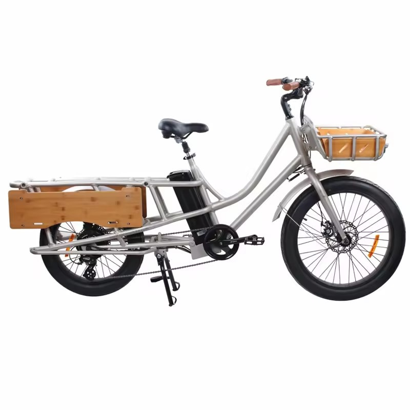 500W Electric Commuter Bike With Cargo Rack, 24 Inch All Terrain Tires, 48V Long Range Battery, 19MPH, Stable Load Carrying Ebik - Image 2