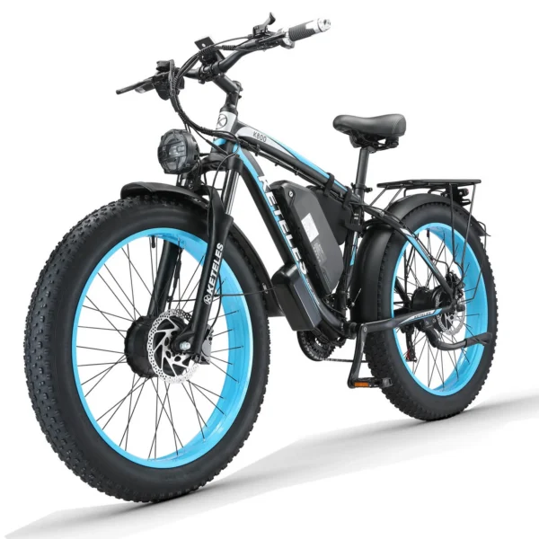 WELKIN GYL111-ZM21 Electric Motorcycle 1200W Motor Electric Mountain Bike 48V 20AH Removable Battery Absorption Fat Tire E Bike - grey