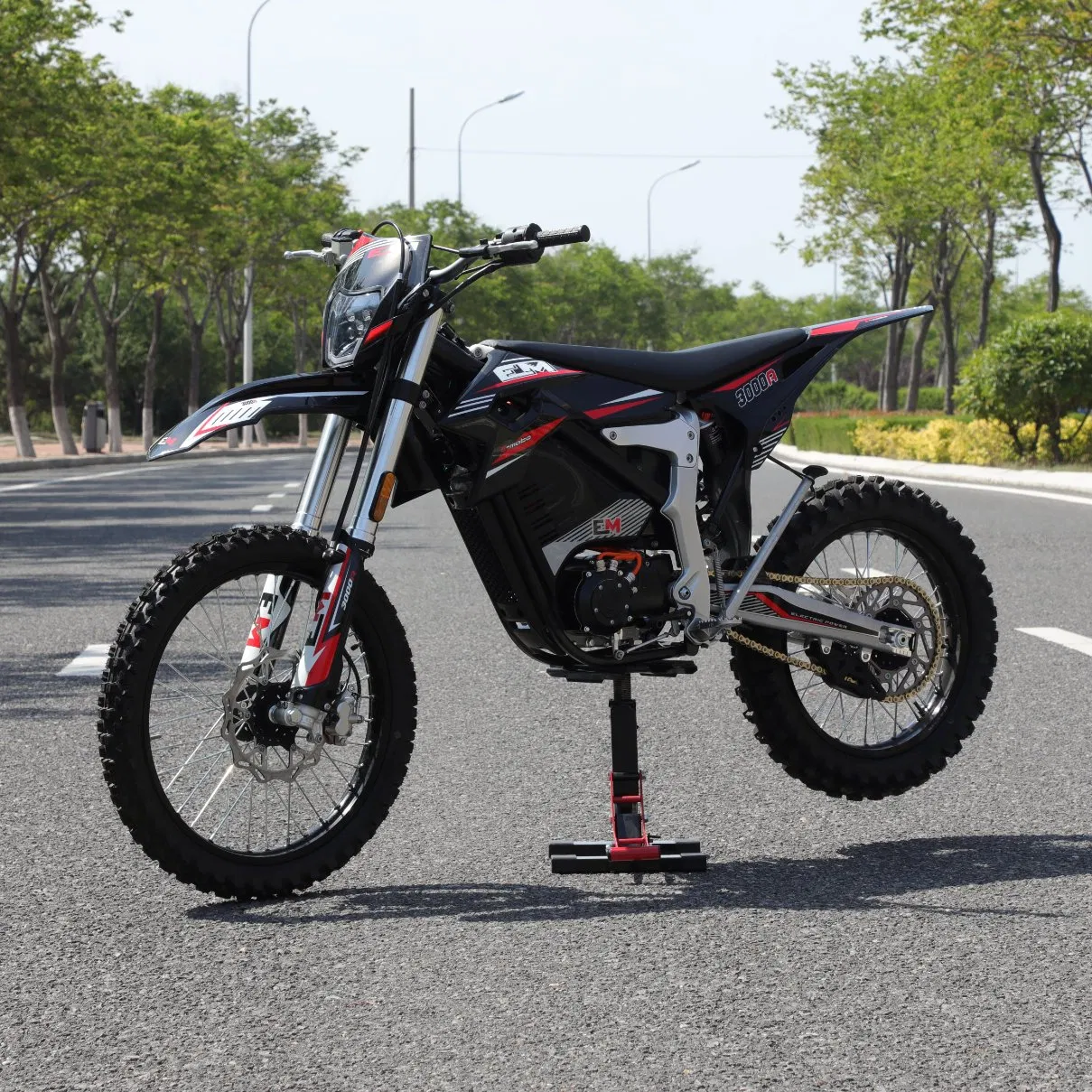 SLDBK R6000 Electric Dirt Bike Adult Electric Mountain Bike 6000W Motor 60V 30AH Ebike Off-Road Dual Suspension Electric Bicycle - Image 3