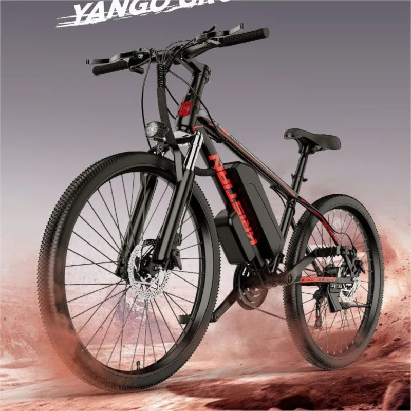 Электрический велосипед 26 Inch Mountain Bike, Lithium Battery Adult Commuting Variable Speed Off-road Assisted Electric Bike - Image 3