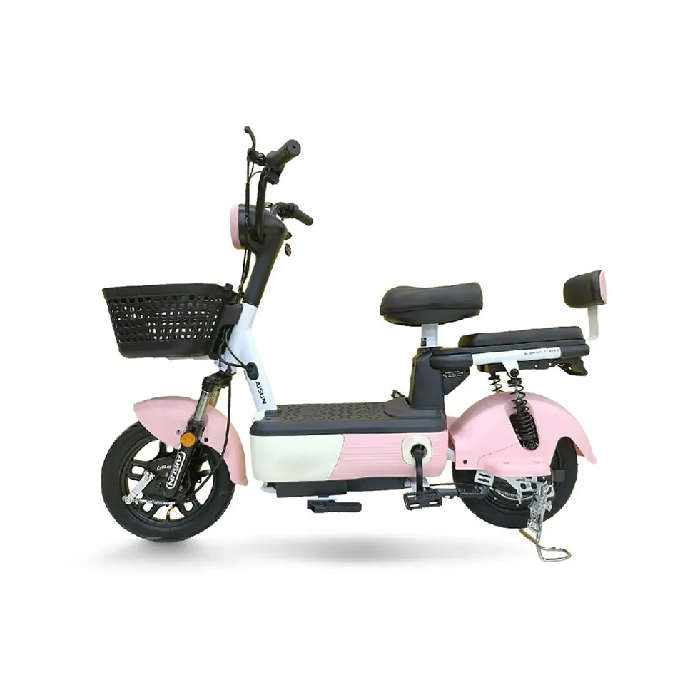 2023 New 350W Electric Bicycle Step Through Electric City Ebike Scooter With Pedal - Image 4