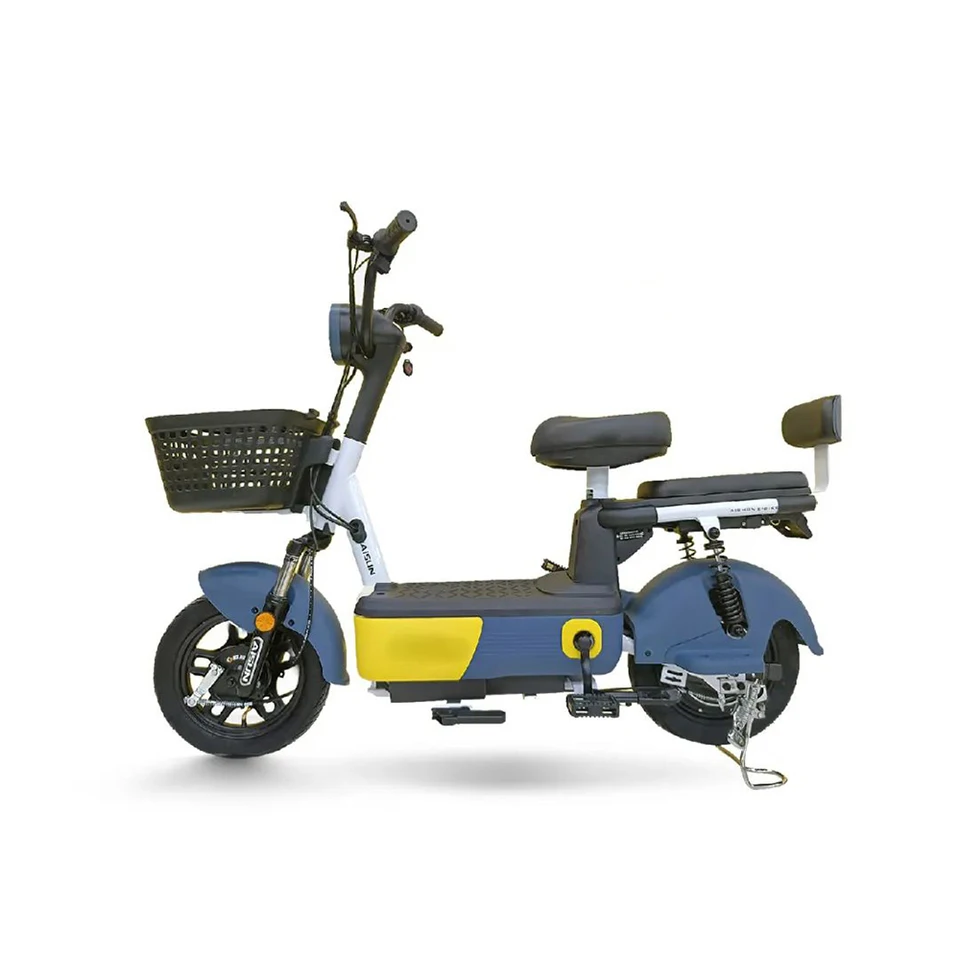 2023 New 350W Electric Bicycle Step Through Electric City Ebike Scooter With Pedal - Image 3