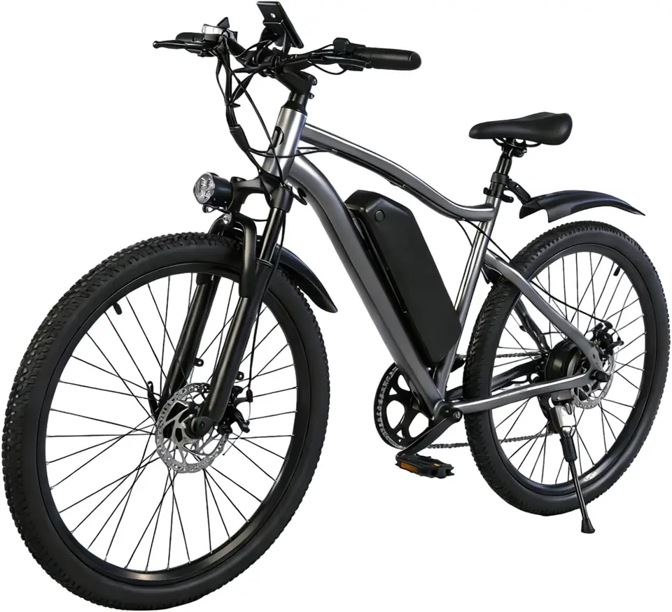 Electric Bike for Adults, 26" Commuter E-Bikes 25 MPH Lightweight E-Bike, with 7-Speed Gears, 746W Peak Motor, 350Wh