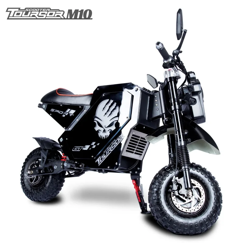 Electric off-road bike M10 10000W motor 72V50AH battery mountain e-bike high performance all-terrain riding electric motorcycle - Image 3