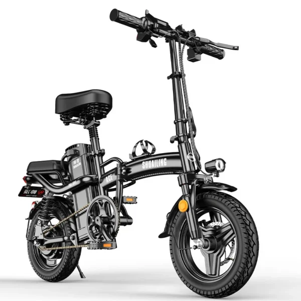 Folding Electric Portable Lithium Battery Electric Vehicles 14 inch Disc Brake Foldable Bicycle Ebike