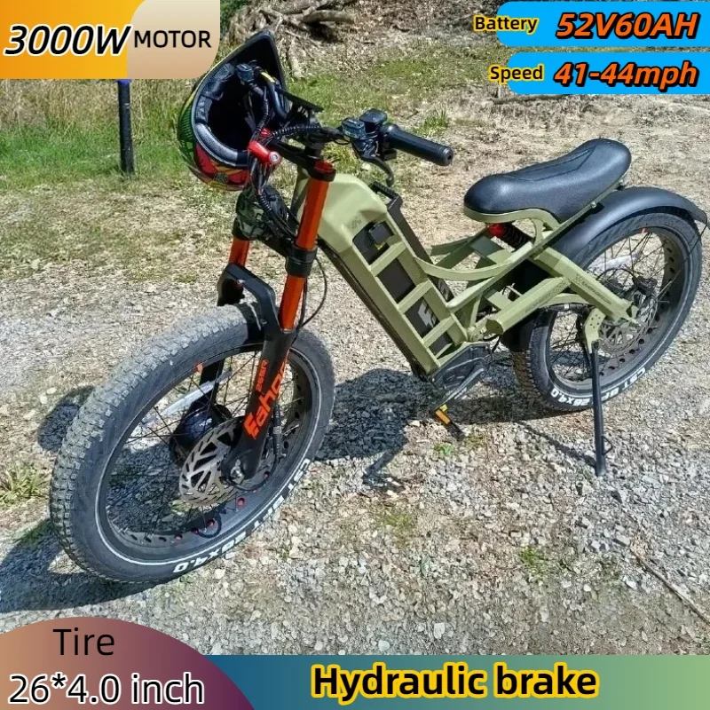 E-bike Eahora Romeo P2 dual motor 3000W 52V60AH 26-inch tire adult electric bike all-terrain mountain off-road electric bicycle - Image 2