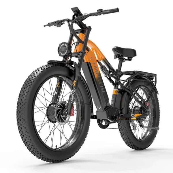 Electric Bike LANKELEISI MG800MAX 2000W 48V 20AH Dual Motor Samsung Battery 26*4.0 Inch Fat Tire Electric Bicycle Mountain Ebike