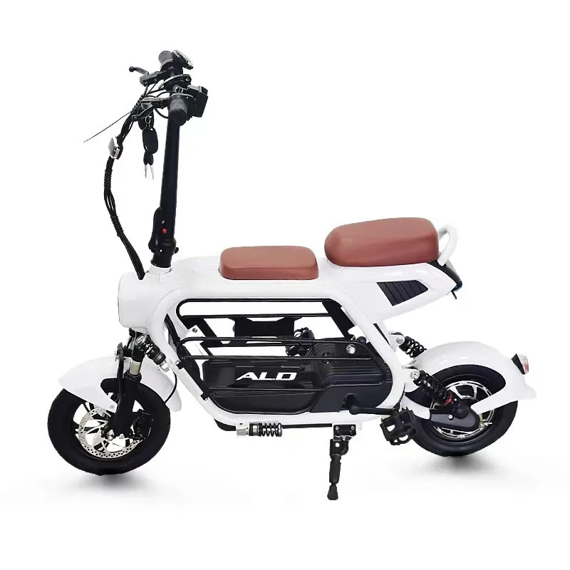 New Two-Wheel Pet Lithium Battery Parent-Child Fashion Power Folding Mini Scooter 48V Electric Bicycle - Image 2