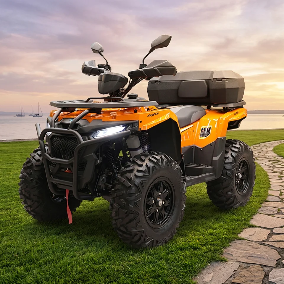 2026 New 400CC Gas ATVS 4WD ATV Quad Bikes Quadricycle 4X4 4-Stroke Gas ATV Four Wheel Motorcycle for Adults with Ce