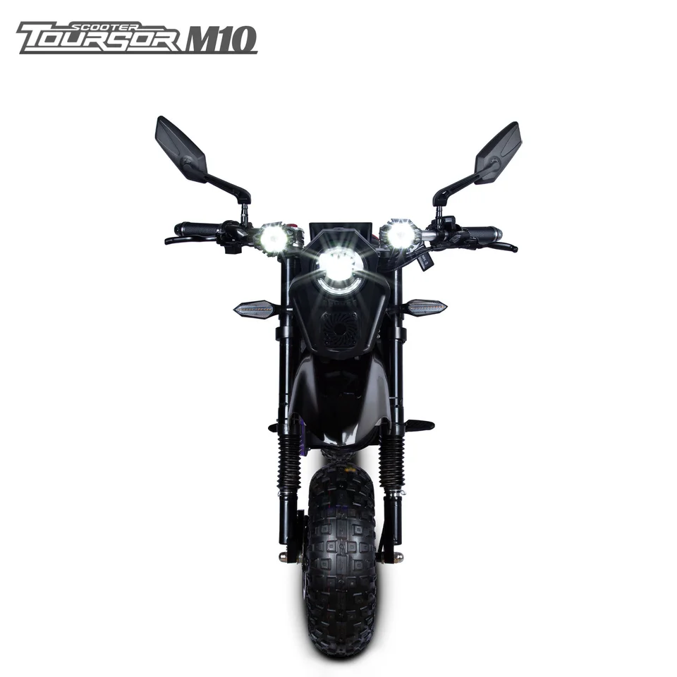 Electric off-road bike M10 10000W motor 72V50AH battery mountain e-bike high performance all-terrain riding electric motorcycle - Image 6