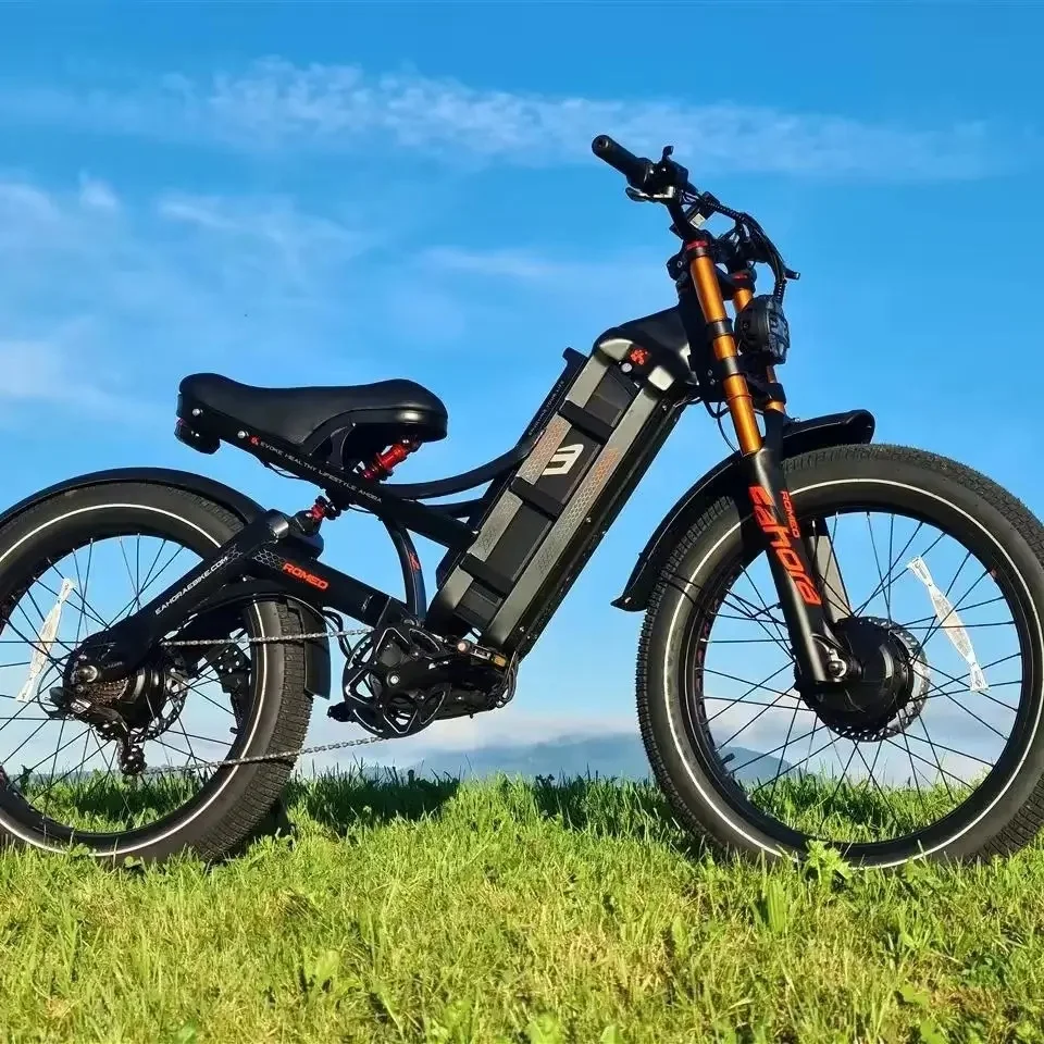 E-bike Eahora Romeo P2 dual motor 3000W 52V60AH 26-inch tire adult electric bike all-terrain mountain off-road electric bicycle - Image 4