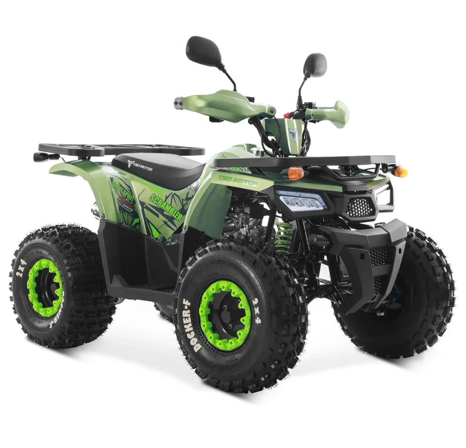 Tao Motor 2025 New Off Road Farm Cheap 4x2 ATV Quad Bike Gas Powered Cuatrimoto Quadricycle Automatic Chain Drive ATV 125cc