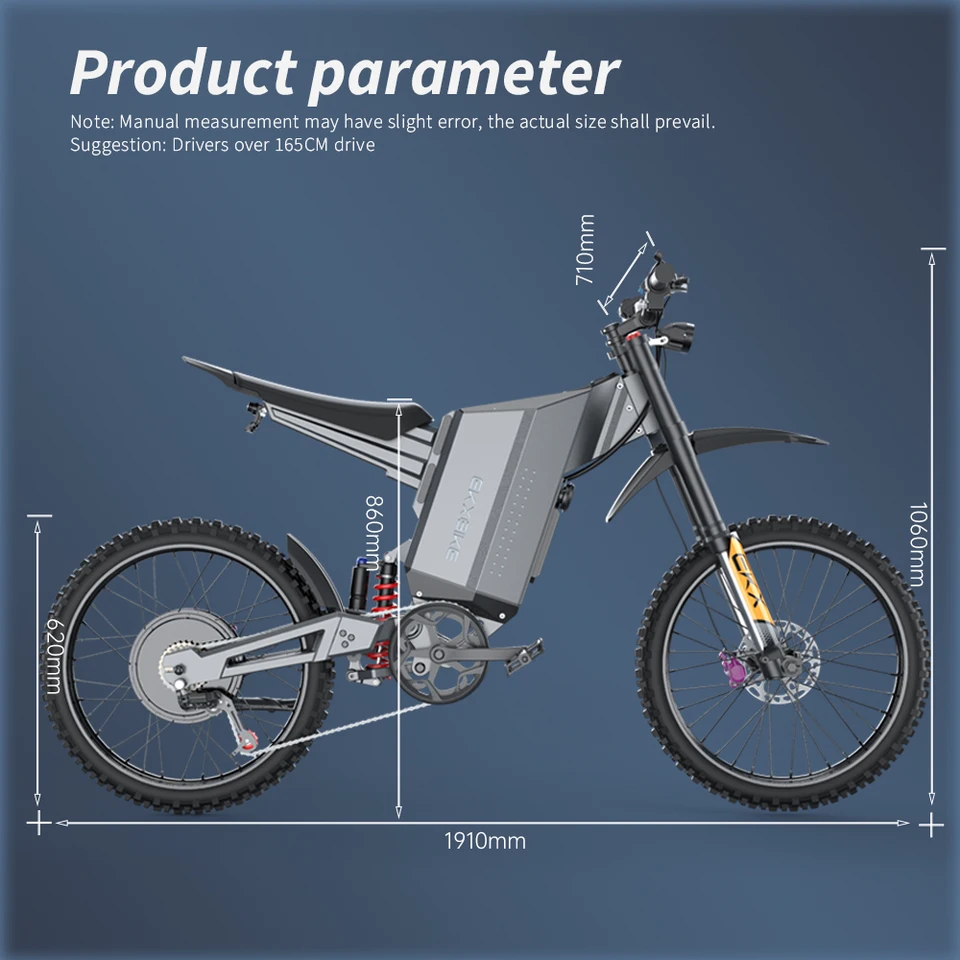 Electric Bike GTS X22 Off-Road Ebike 85Kmh 8000W Brushless Motor 72V30AH Lithium Battery New In Ebike Adult Electric Motorcycle - Image 6