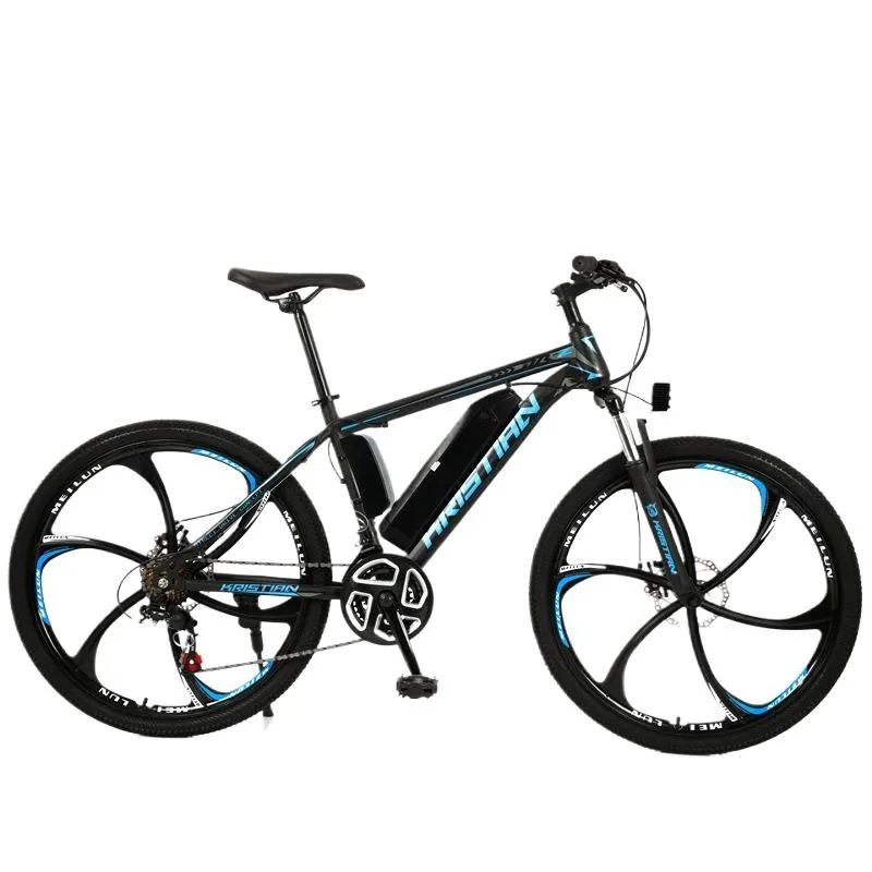 Электрический велосипед 26 Inch Mountain Bike, Lithium Battery Adult Commuting Variable Speed Off-road Assisted Electric Bike - Image 4