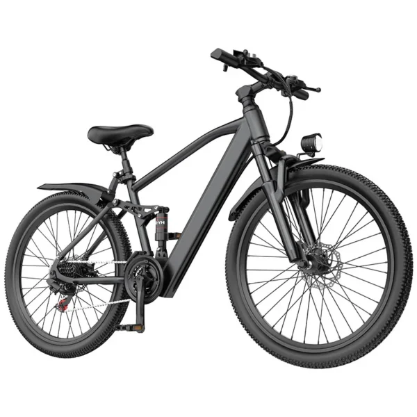 New Integrated Wheel Optional Multi-Function Mountain Bike Lithium Battery 21-Level Variable Speed Electric Bicycle - Gt900 Blue 25ah