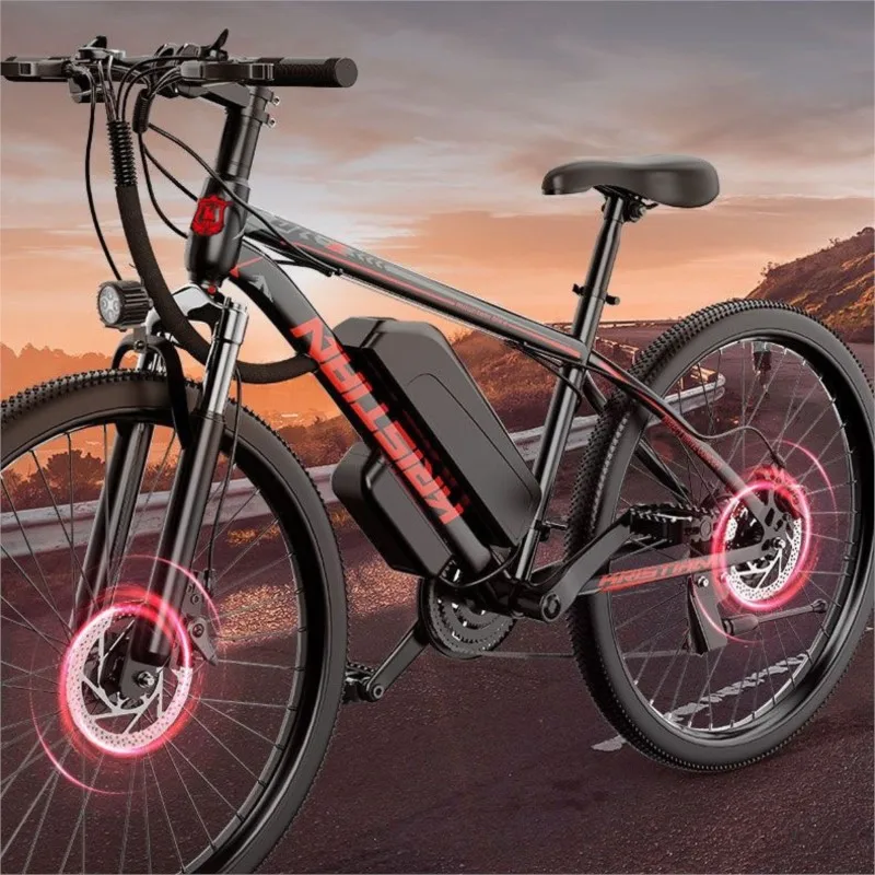 Электрический велосипед 26 Inch Mountain Bike, Lithium Battery Adult Commuting Variable Speed Off-road Assisted Electric Bike - Image 2
