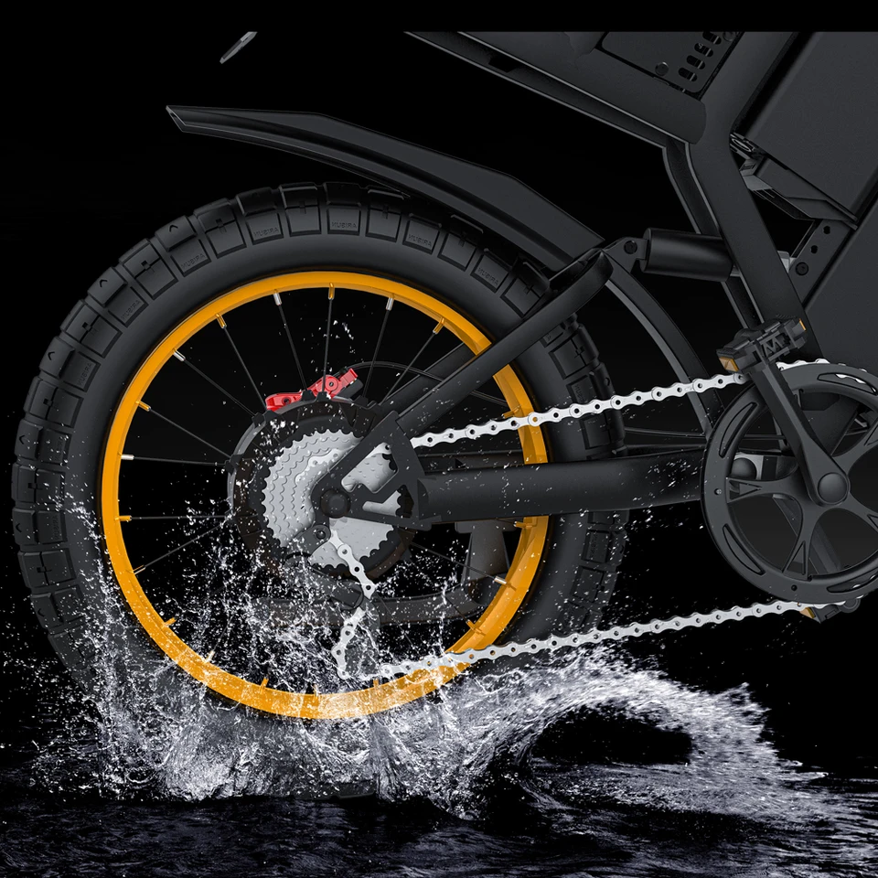 Electric Mountian Bike GT20 Max Electric Bike for Adult 2000W 60V Off-Road Motorcycle Dual Motors E-Mountain Bike Speed 70Km/h - Image 5