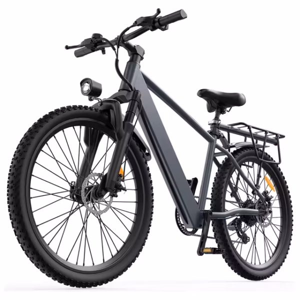 500W Electric Commuter Bike With Cargo Rack, 24 Inch All Terrain Tires, 48V Long Range Battery, 19MPH, Stable Load Carrying Ebik - 24-SD-PRO