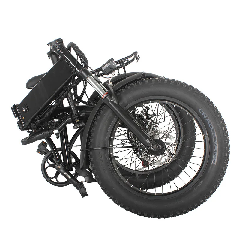 20-Inch Folding Beach Fat Tire Snowfield Electric Bicycle Power Lithium Battery off-Road Электрический велосипед - Image 2