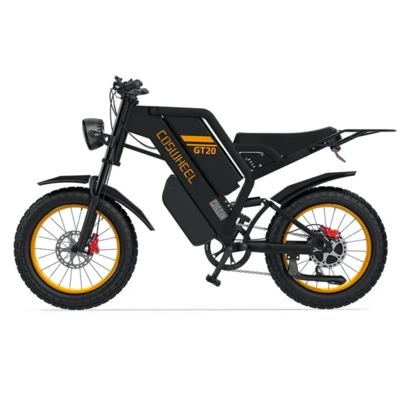Electric Mountian Bike GT20 Max Electric Bike for Adult 2000W 60V Off-Road Motorcycle Dual Motors E-Mountain Bike Speed 70Km/h