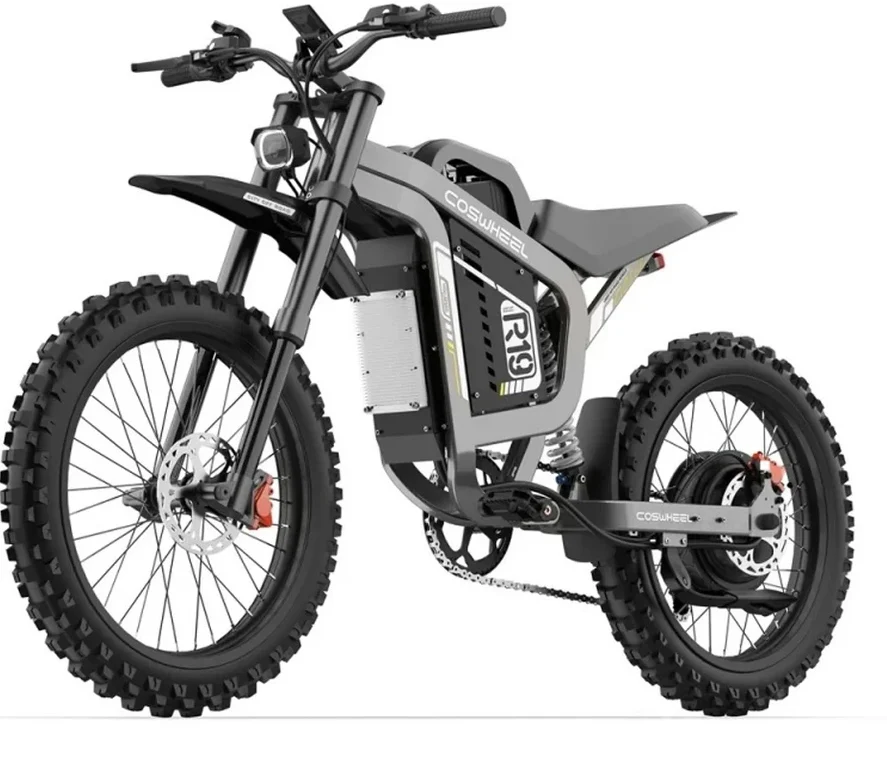 SLDBK R19 Electric Dirt Bike High Power 6000W Adult Electric Motorcycle 72V40Ah Battery Off-Road E-bike Use 85kmh Mountain EBike