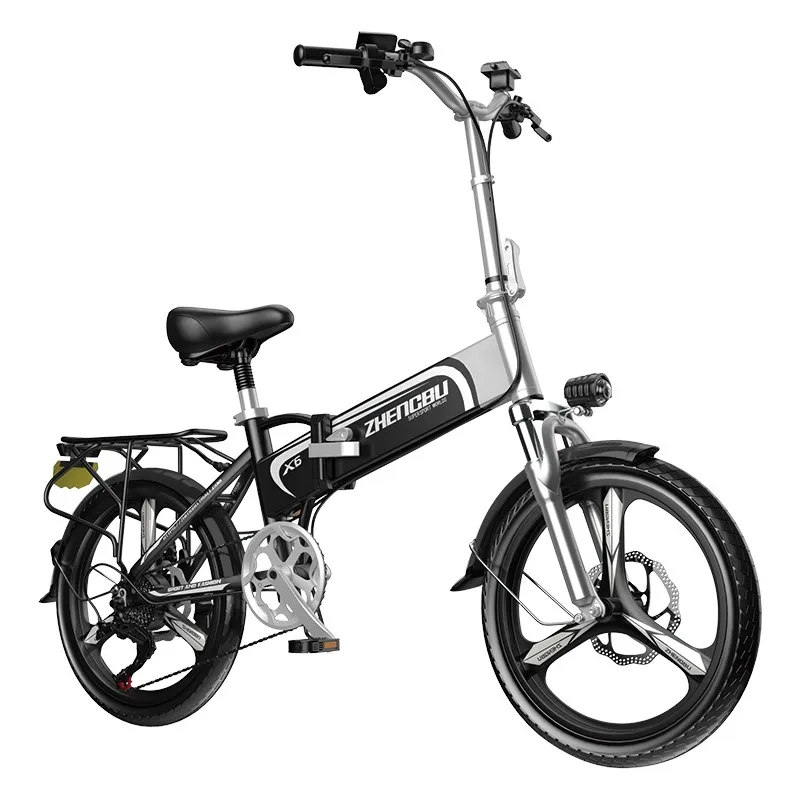 Folding Electric Bicycle Mini Driving E Bike Lithium Battery دراجة كهربائية