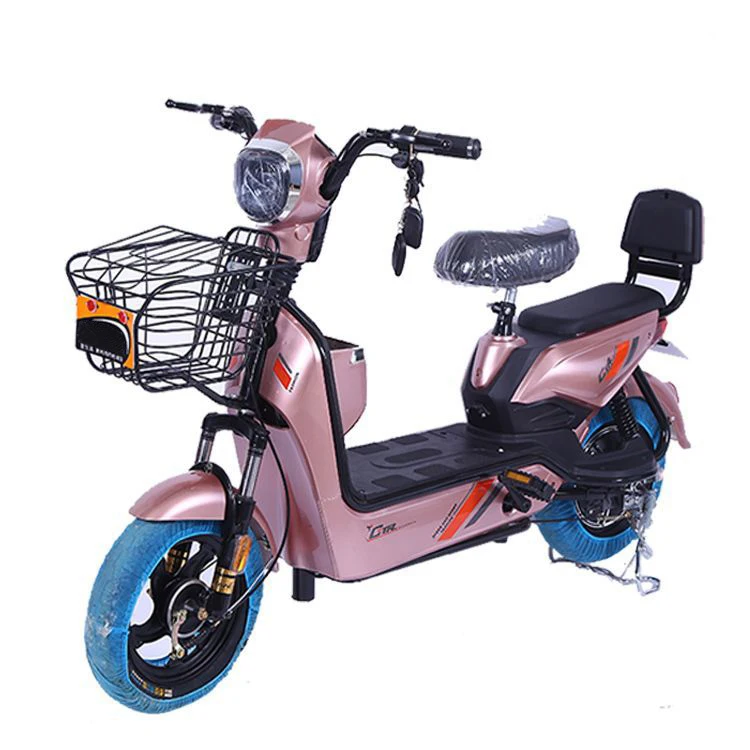 14 Inch Electric Bicycle Bike 350W 48V LEAD ACID Battery Step Through E Bike City Electric Bike - Image 2