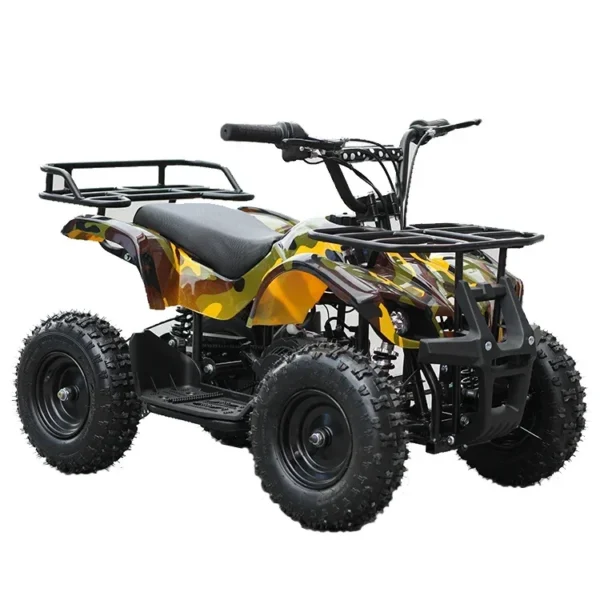 2WD Automatic Chain Drive 12V 2L Fuel Tank Capacity Front Disc Rear Disc Air Cooled 49cc Quad Atv Bike For Children