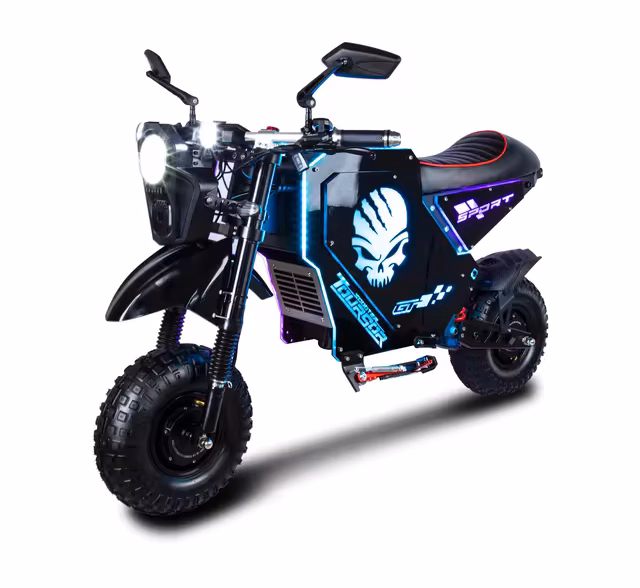 Electric off-road bike M10 10000W motor 72V50AH battery mountain e-bike high performance all-terrain riding electric motorcycle - Black 10000W72V50AH