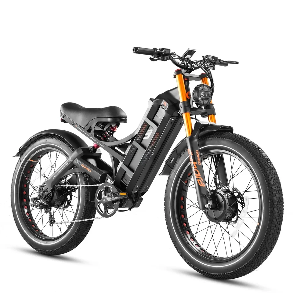 E-bike Eahora Romeo P2 dual motor 3000W 52V60AH 26-inch tire adult electric bike all-terrain mountain off-road electric bicycle - Image 6