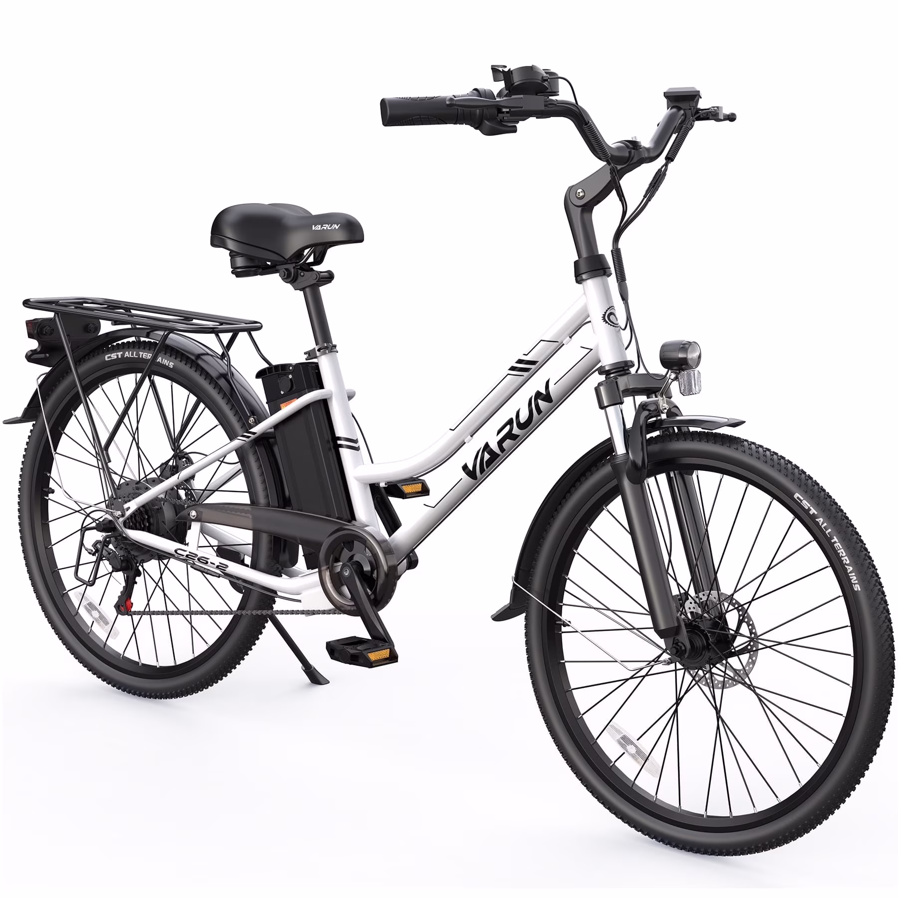 NEW Electric Bicycle 24/26inch Detachable Lithium Battery Electric Bike 7speed 25 Km/h Range Adult Urban Commuter Retro E-Bike - Image 4