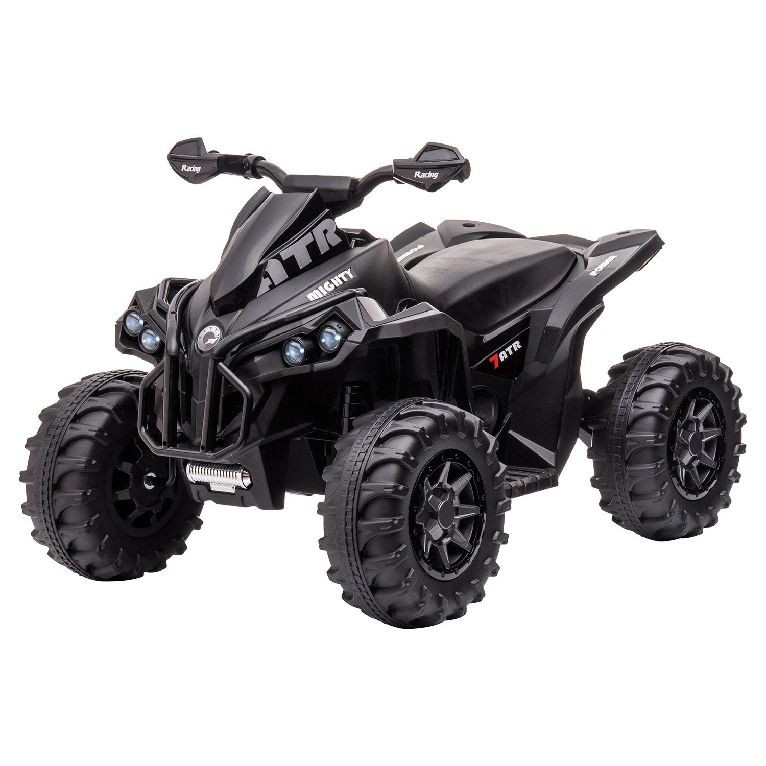 NNEDPE GTS99 Kids Toy Electric Ride On Quad Bike 50W ATV - Black