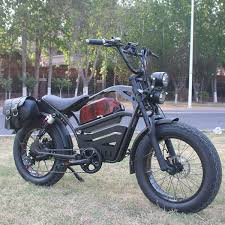AKEZ1500W City Electric Bike Aluminum Alloy Frame 20'' Off-Road Tires Long Range With 52V 55Ah Dual Battery Electric Motorcycle