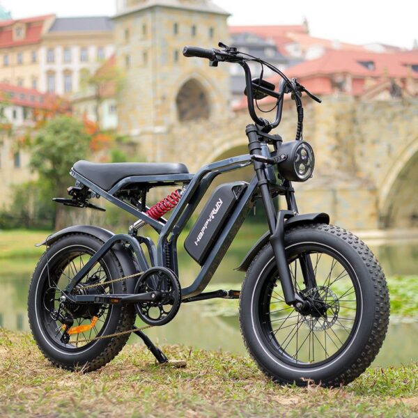 FVKING E6 adult electric bicycle 2000W peak motor, equipped with 2 52V40AH batteries, off-road electric motorcycle speed 60km/H,